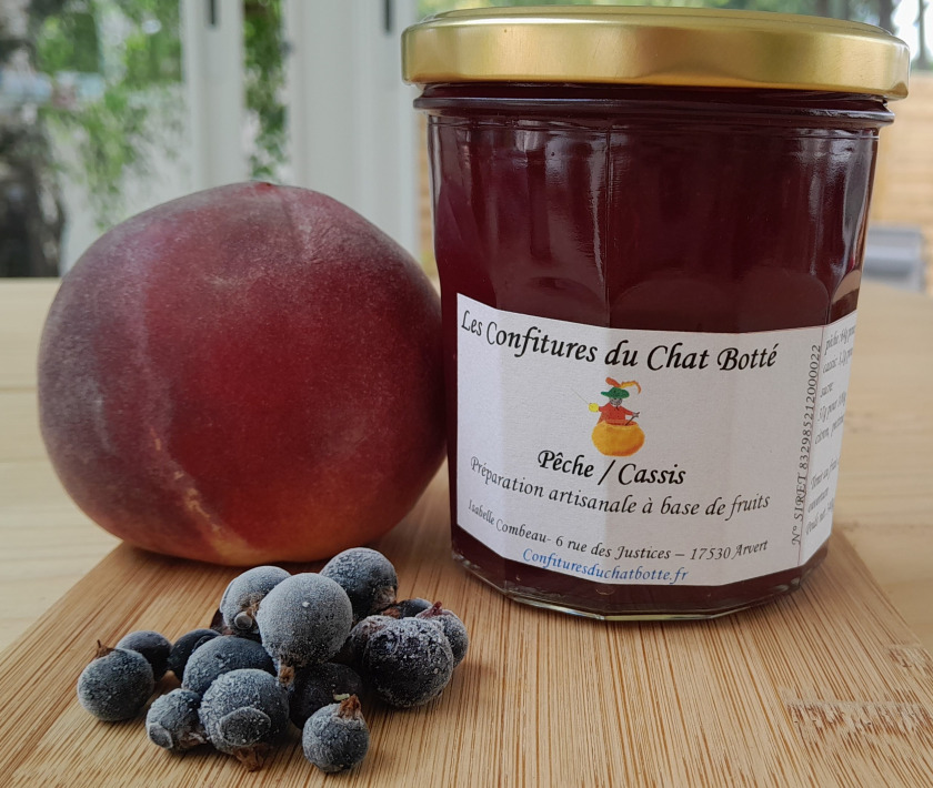 les confitures du Chat Botté - confiture fraise menthe 