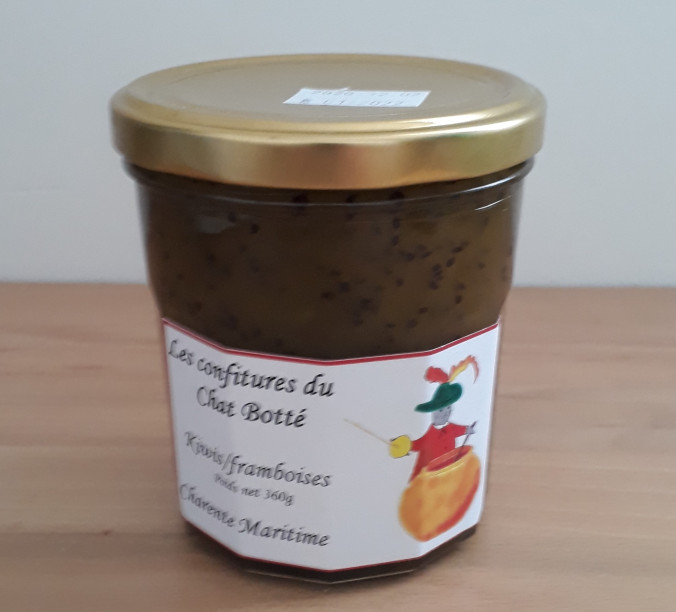 les confitures du Chat Botté - confiture kiwi framboise